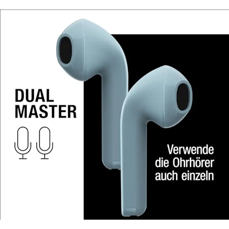 Fresh'N Rebel Twins Core True Wireless Earbuds - Blau (6 h, Kabellos) – Bild 4