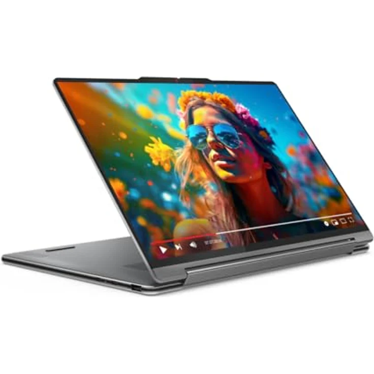 Lenovo Yoga 9i Convertible Laptop 2in1 14IMH9 | 14" 4K OLED Touch Display | Intel Core Ultra 7-155H | 16GB RAM | 1TB SSD | Intel Iris Xe Grafik | Win11 Home | QWERTZ | grau | inkl. Pen – Bild 3