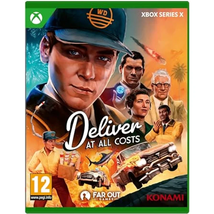 KONAMI Deliver At All Costs - Xbox Series X-Spiel, 1950er Jahre Ästhetik, englische Sprachausgabe, umfangreiche Zerstörungseffekte – Bild 1