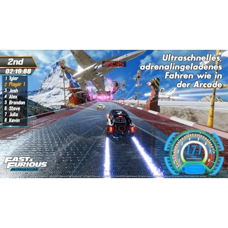 Game Mill Fast & Furious: Arcade Edition, PS5-Spiel mit legendären Autos, lokalem Splitscreen-Mehrspieler und anpassbaren Designs – Bild 2