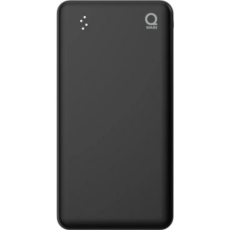Qware Gaming Powerbank 10000 mAh, USB C und 2x USB für Smartphones und Tablets, LED Anzeige