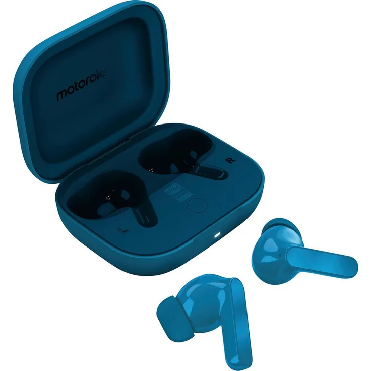 Motorola Moto Buds Bass, wireless In-Ear-Kopfhörer mit Active Noise Cancelling (ANC), Bluetooth, schwarz