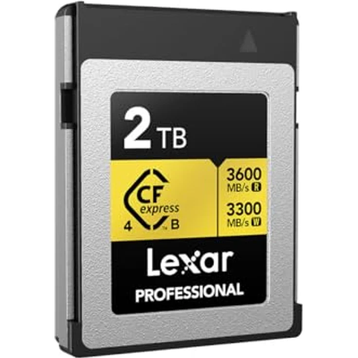Lexar CFExpress Professional Type B 4.0 Gold, 2 TB Speicherkarte mit 3600 MB/s Lesegeschwindigkeit und 3300 MB/s Schreibgeschwindigkeit – Bild 3
