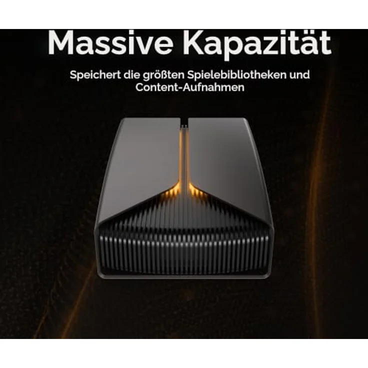 Seagate Firecuda X Vault, Externe Festplatte mit 20TB, USB-C, anpassbare RGB-Beleuchtung, schwarz – Bild 3