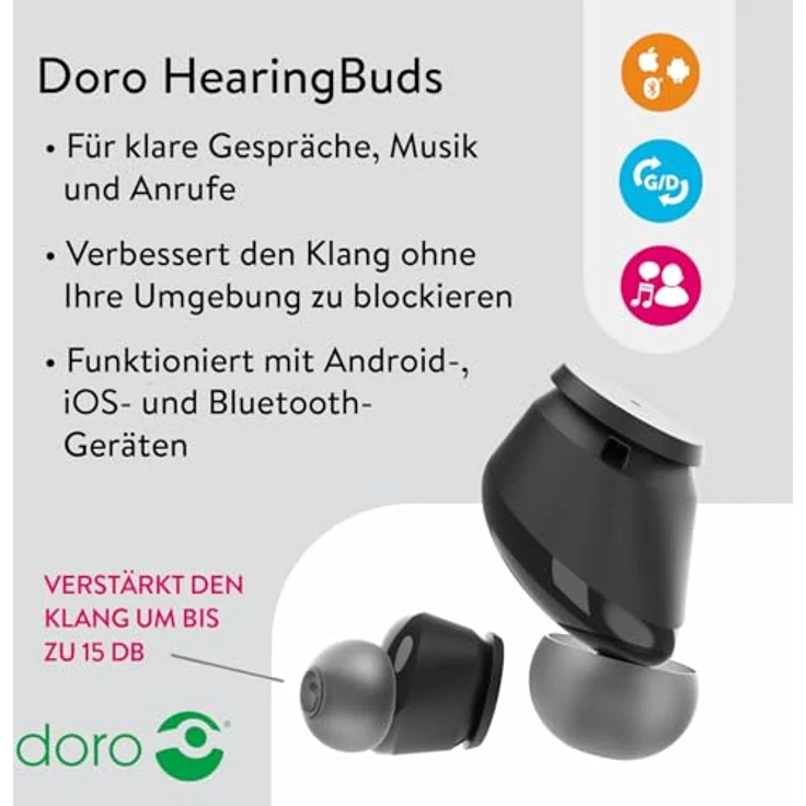 Doro HearingBuds - Black – Bild 2