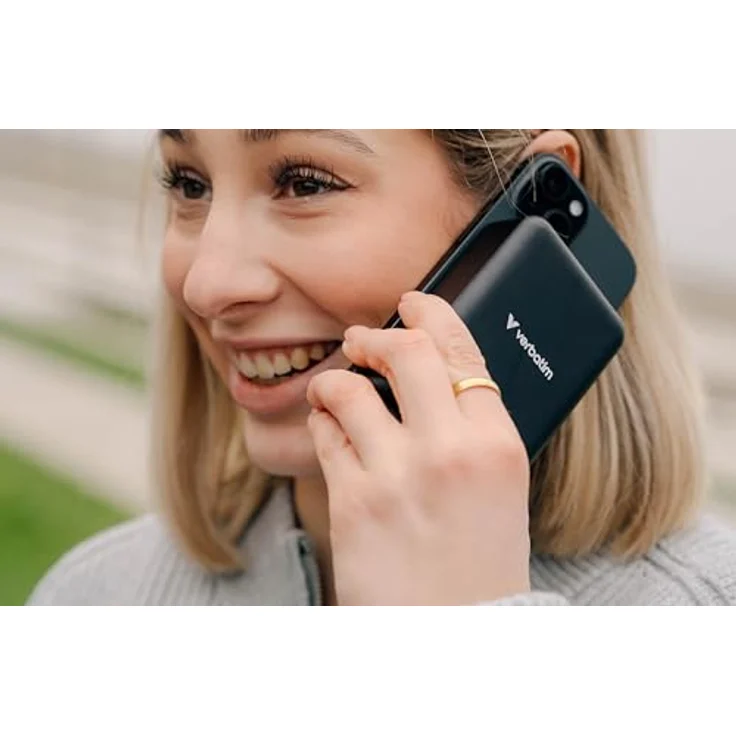 Verbatim Charge 'n' Go Powerbank, 20.000 mAh, mit Schnellladen PD, kabelloses Laden und USB-C Anschluss, schwarz – Bild 2