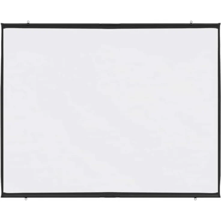 vidaXL Beamer Leinwand 90 Zoll 4:3, Wandhängend, Projektionswand aus 100% Polyester, für Heimkino und Präsentationen – Bild 4
