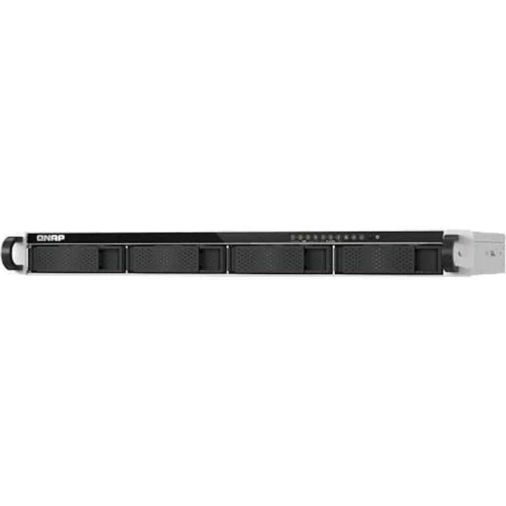 QNAP TS-h765eU-8G | Intel Atom 4-core, 2.5GbE, 1U Hybrid Short-Depth Rackmount NAS, Schwarz – Bild 3