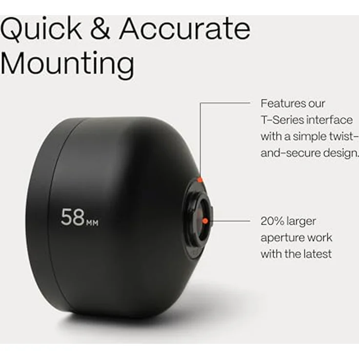 MOMENT Tele 58mm Lens - T-Series Objektiv, Kameraobjektiv für Smartphones mit 2-facher Vergrößerung und Bokeh-Effekt, kompatibel mit iPhone 13 und neuer – Bild 3