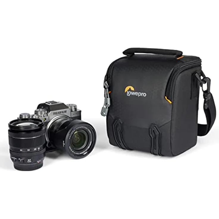 Lowepro Adventura SH 120 III, Camera Shoulder Bag with Adjustable/Removable Shoulder Strap, Backpack for Mirrorless Camera, Compatible with Sony Alpha 7 Series, Canon Rp, Black – Bild 1