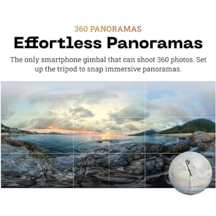 Insta360 Flow Creator Kit, KI-Tracking Gimbal für Smartphones mit 3-Achsen-Stabilisierung, grau – Bild 21