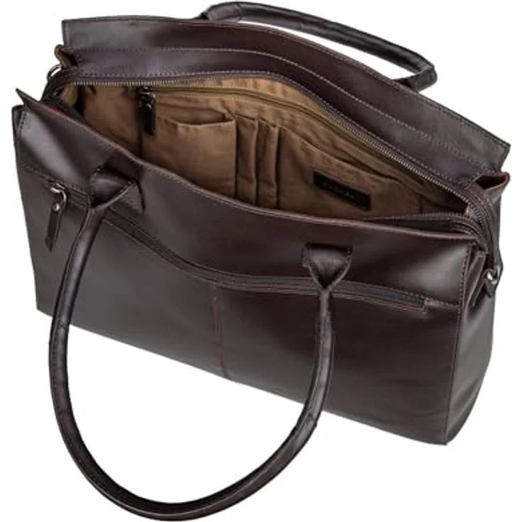 Burkely Aktentasche Vintage Doris, Laptopbag 15.6", zeitloses Design für Meetings, vielseitig kombinierbar – Bild 4