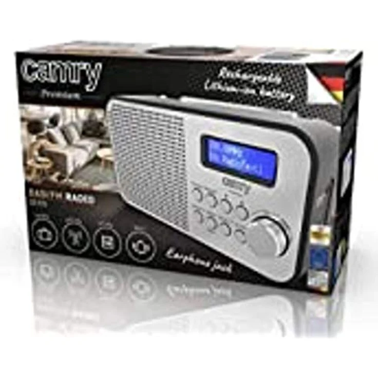 Camry CR1179, Tragbares Radio, weiß/schwarz, (DAB+, DAB, UKW)  – Bild 6