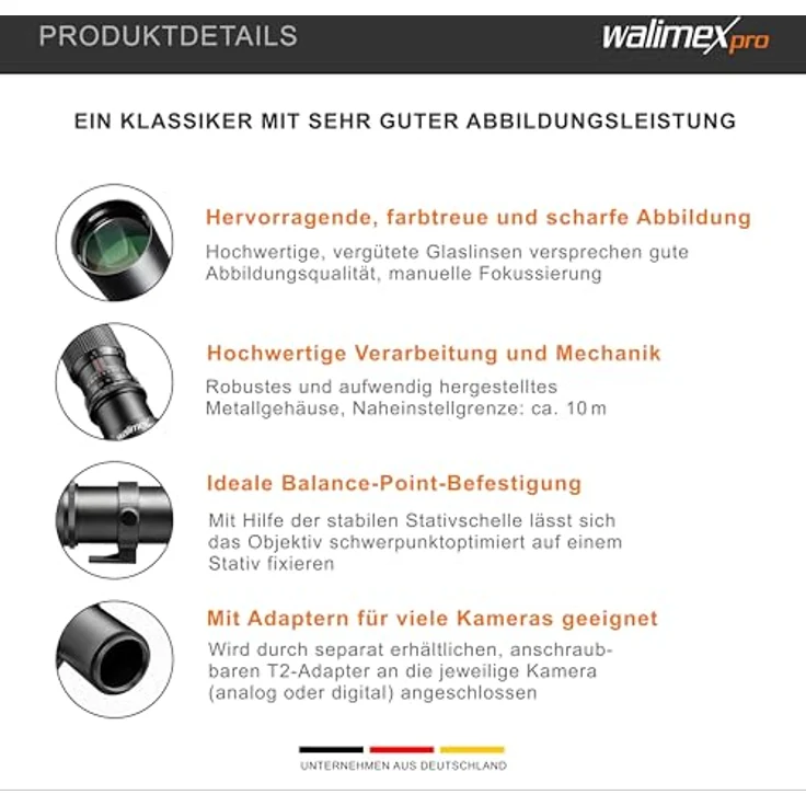 Walimex 500-8,0 DSLR T2 – Bild 4