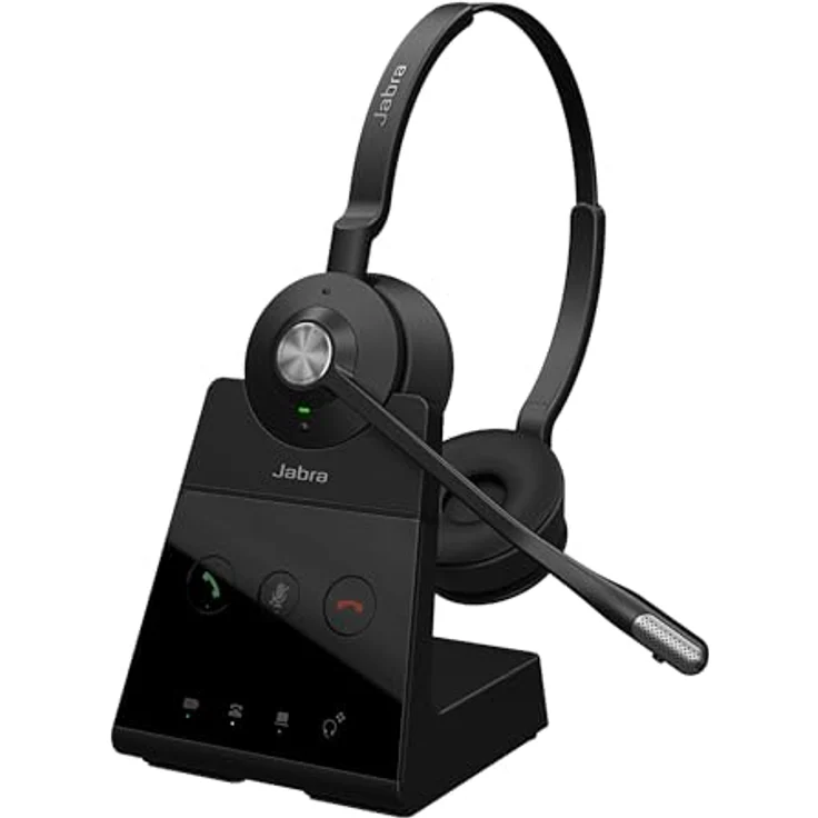 Jabra Engage 65 SE, DECT Wireless Headset mit kristallklarem Mikrofon, 150 m Reichweite, leicht und langlebig, inkl. Basis und USB-C-Kabel – Bild 2
