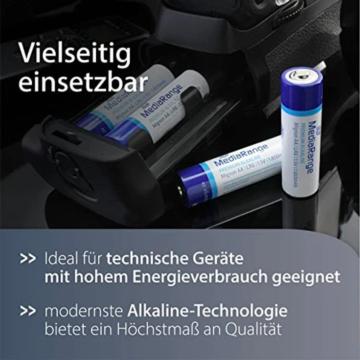 MediaRange Premium Alkaline Batterien, Mono D|LR20|1.5V, 2er Pack – Bild 7