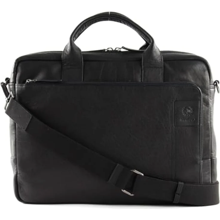 Strellson Hyde Park Aktentasche, Laptoptasche mit 2 Hauptfächern, schwarz, für A4-Unterlagen und Laptop bis 15.6 Zoll – Bild 2