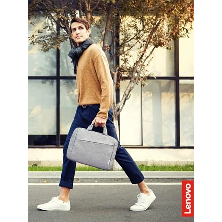 Lenovo 15.6" Casual Notebook-Rucksack B210, grau, strapazierfähiger und wasserabweisender Stoff, leicht zugängliche Fächer – Bild 5