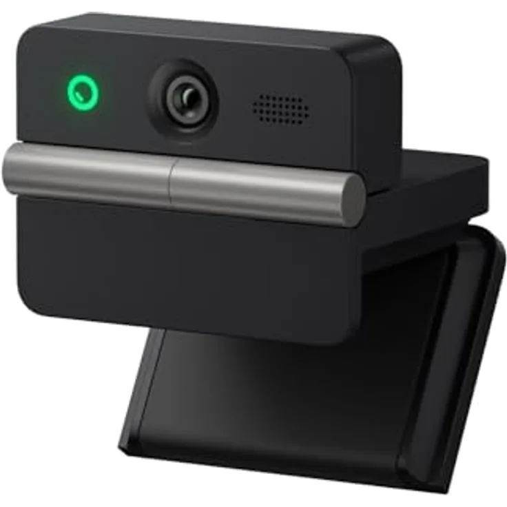 OBSBOT Meet Flip, 4K Faltbare Webcam mit 1/2" Sensor, KI Framing und Dual Mikrofon