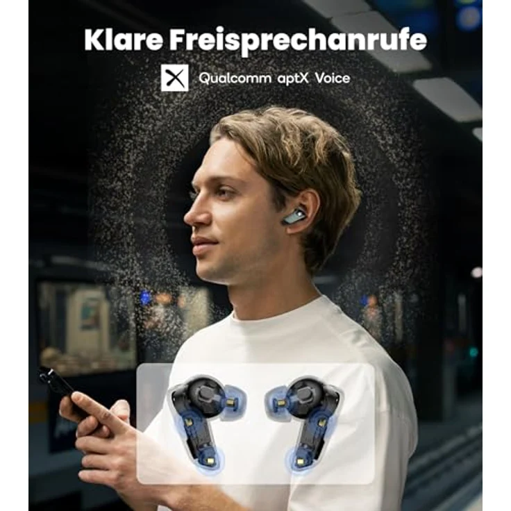 Edifier NeoBuds Planar, Wireless-Ohrhörer mit 12 mm planaren magnetischen Treibern, Hi-Res-Audio, Hybrid-ANC und Bluetooth 5.4, Schwarz – Bild 5