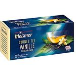 Meßmer Grüner Tee Vanille | 25 Teebeutel | Vegan | Glutenfrei | Laktosefrei
