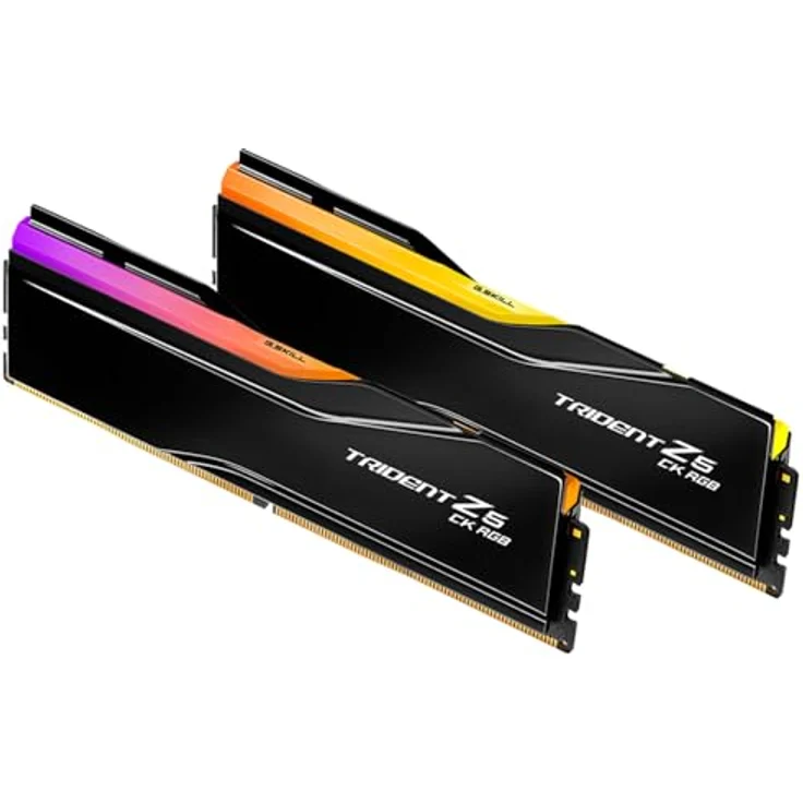 G.Skill Trident Z5 CK RGB DDR5-8200 RAM, CL40, XMP 3.0, CUDIMM - 48 GB Dual-Kit, schwarz - Arbeitsspeicher mit bis zu 8.200 MT/s und RGB-Beleuchtung – Bild 3