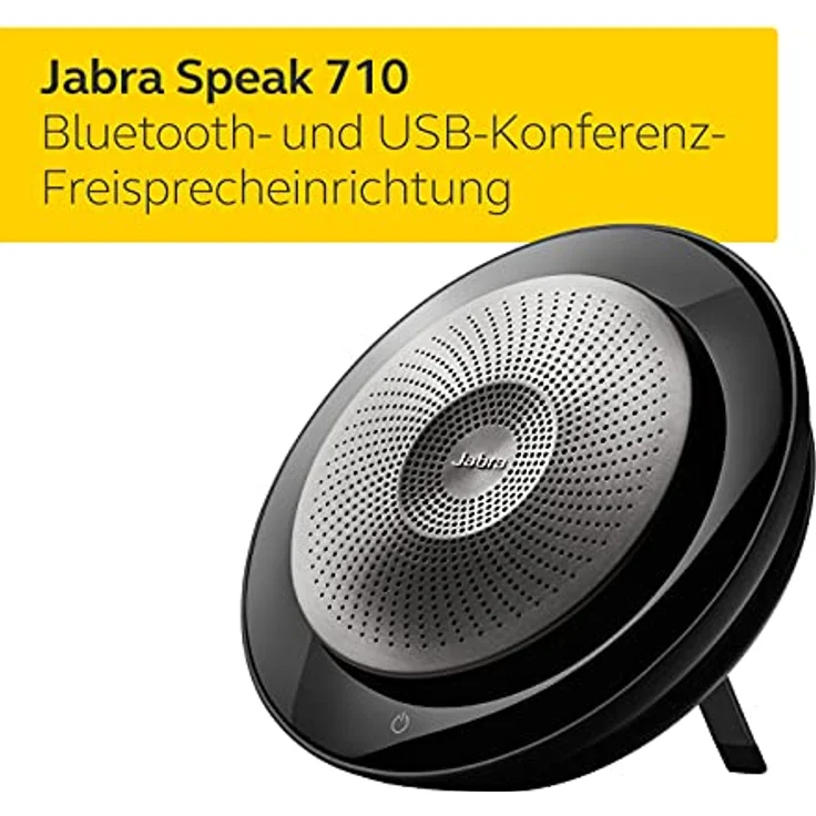 Jabra Speak 710 Konferenzlautsprecher – Unified Communications zertifizierter tragbarer Lautsprecher mit Bluetooth Adapter und USB-Anschluss – Für Laptop, Smartphone und Tablet – Bild 2