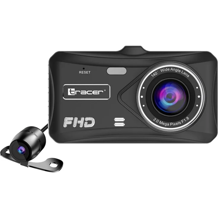 Tracer 4TS Full HD Black (Eingebautes Display, Full HD), Dashcam, Schwarz – Bild 1