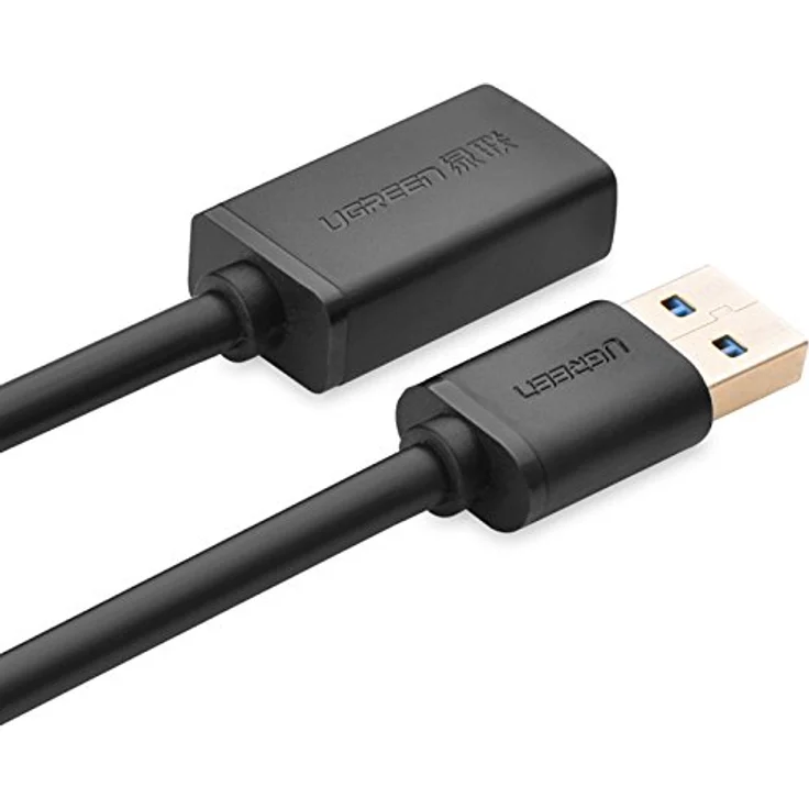 UGREEN USB 3.0 Verlängerungskabel 1.5 Meter, schnelle Datenübertragung, langlebig, schwarz – Bild 3