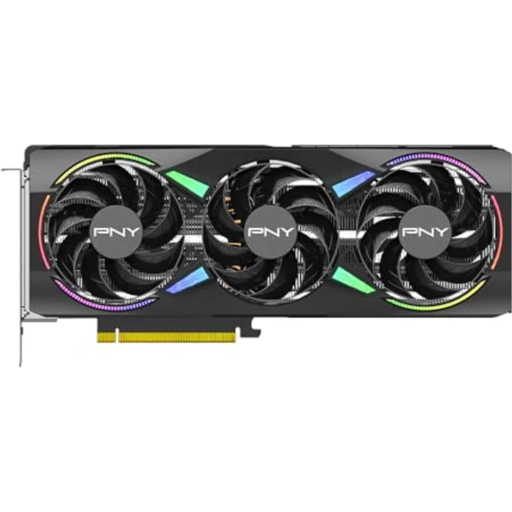 PNY GeForce RTX™ 5070Ti 16GB ARGB OC Triple Fan Grafikkarte mit DLSS 4 und hoher Speicherkapazität – Bild 2