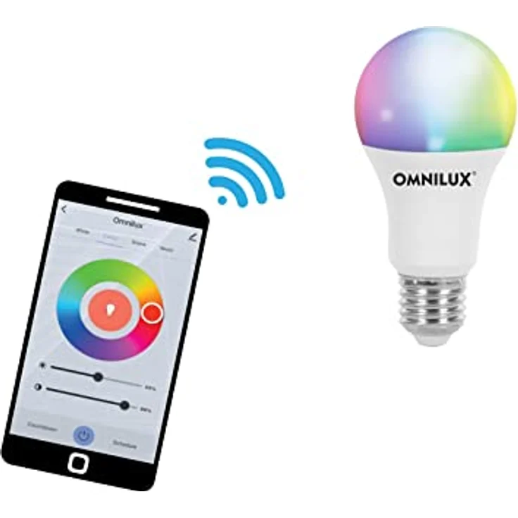 Eurolite Set LED E27 RGB/WW/CW WiFi, Licht Set mit schwarzer Triangle Fassung – Bild 2