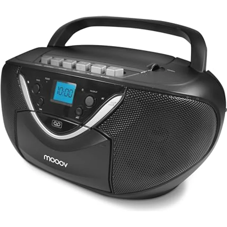 Metronic 477131 CD--Kassettenradio schwarz – Bild 4