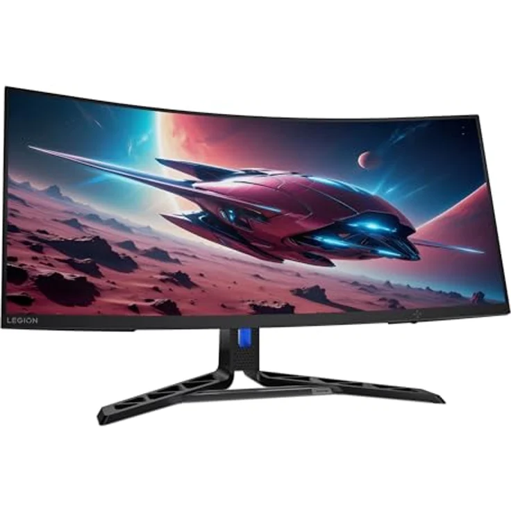 Lenovo Legion R34w-30 | 34" UWQHD Curved Gaming Monitor | 180Hz | 0,5ms Reaktionszeit | AMD FreeSync Premium | schwarz – Bild 2
