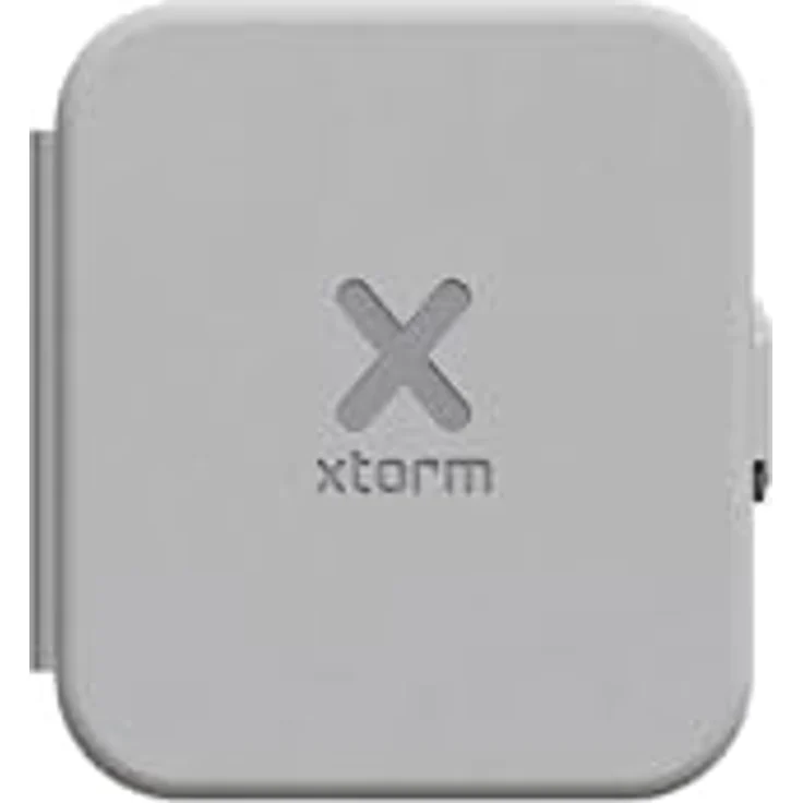 Xtorm 15W Faltbares Drahtloses Ladegerät, 2-in-1, Superschnelle drahtlose Lademöglichkeiten, Stilvolles Design, Grau – Bild 4
