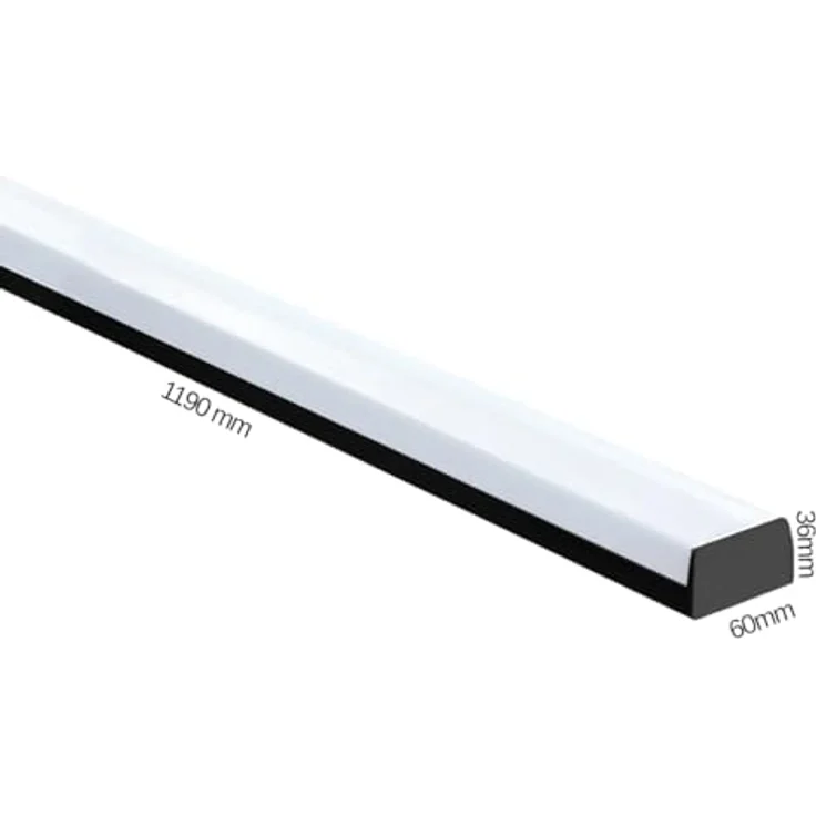 ENERGMiX 120 cm schwarze LED Unterbauleuchte | 35W | 3720 Lumen | CCT 3000K/4000K/6500K – Bild 2