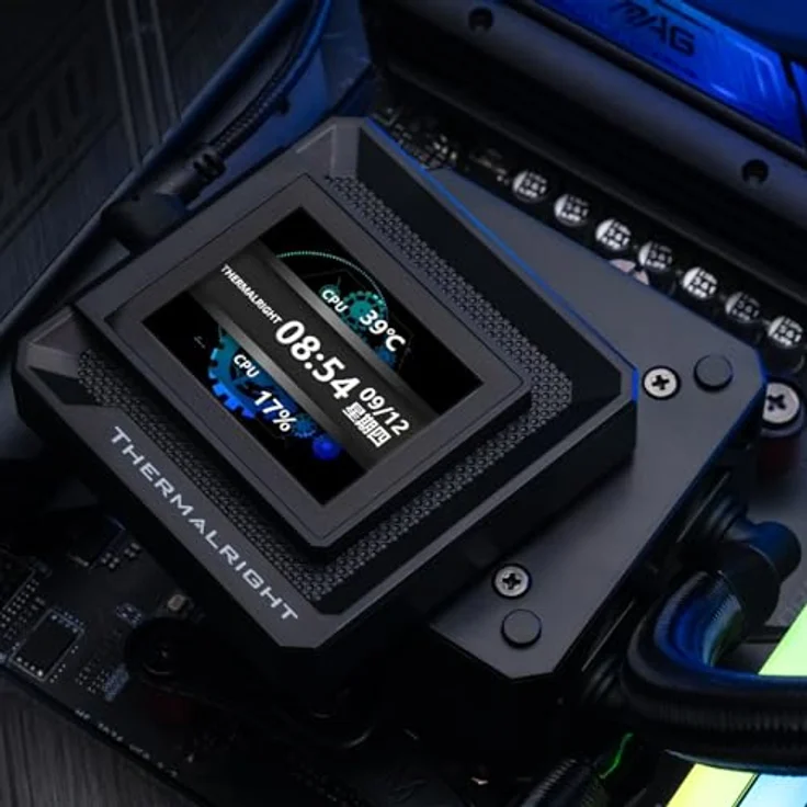 Thermalright Frozen Warframe SE, ARGB Wasserkühlung, 360mm schwarz, CPU Wasserkühler – Bild 7