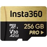 Insta360 SD-Karte 256 GB, A2/V30, Kompatibel mit ONE X, X2, X3, X4, Ace, Ace Pro, One R, One RS, One RS 2.5 cm, Sphere