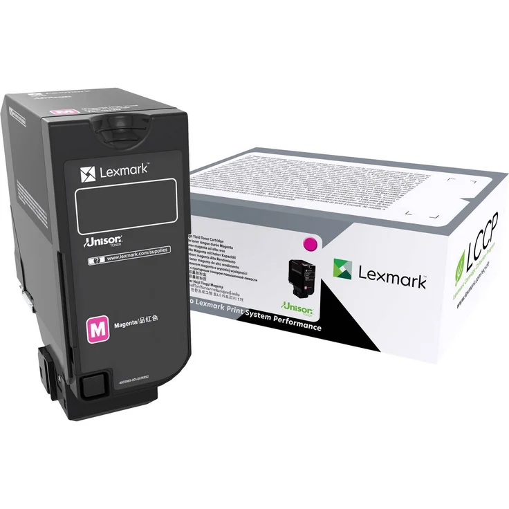 Lexmark Tonerpatrone LEXMARK Magenta - original - Tonerpatrone LCCP, LRP, Unison Toner, bis zu 10500 Seiten – Bild 1