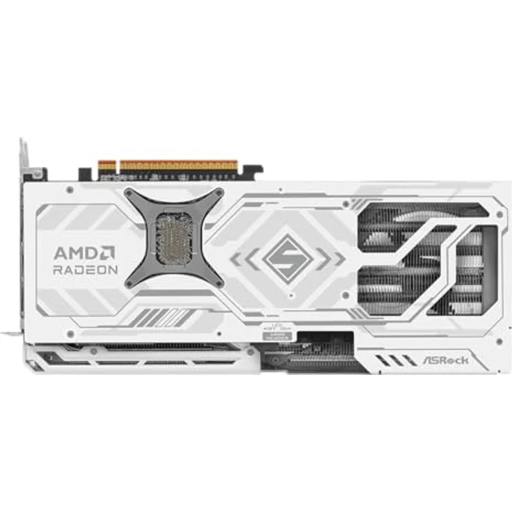 ASRock Radeon RX 9070 Steel Legend OC Grafikkarte, 16 GB GDDR6 mit Triple-Fan-Kühlerdesign, RGB-Beleuchtung – Bild 4