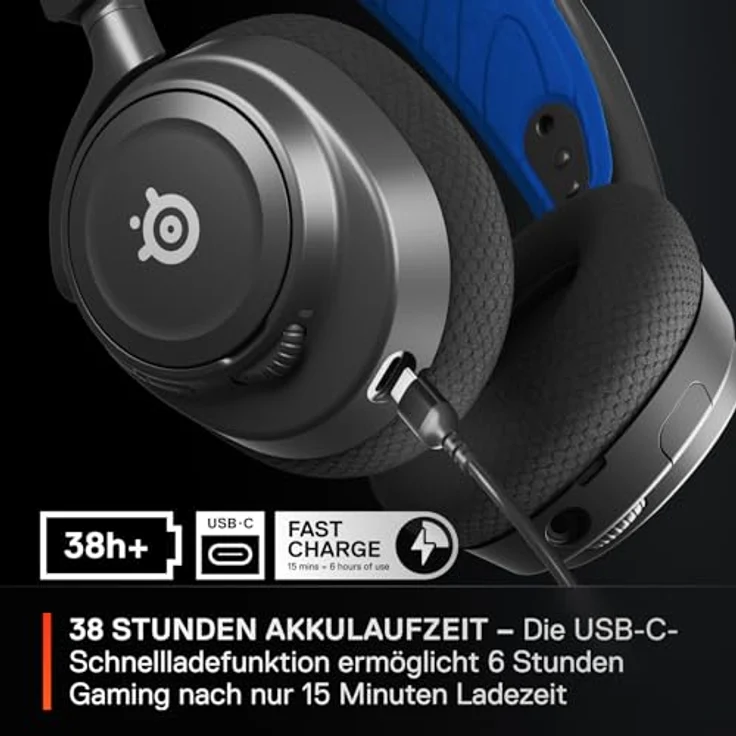 SteelSeries Arctis Nova 7P - Wireless Gaming-Headset mit Multi-System-Kompatibilität - 2,4 GHz- und Bluetooth-Audio parallel – Bild 3