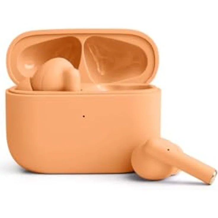 Forever COLORUM TWS Bluetooth-Kopfhörer CTWS-14, 23 Stunden Akkulaufzeit, kabellos, Beige – Bild 3