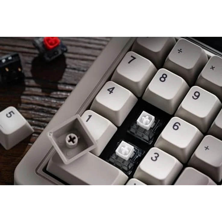 8BitDo Retro 18 Mechanical Numpad (M Edition), 2-in-1 Numpad mit Kailh Box White Switches V2 und retro LED Display – Bild 8