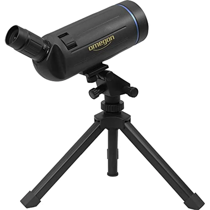 Omegon Omegon Zoom-Spektiv 25-75x70mm, kompaktes Spektiv mit 45° Einblick und Tischstativ – Bild 3