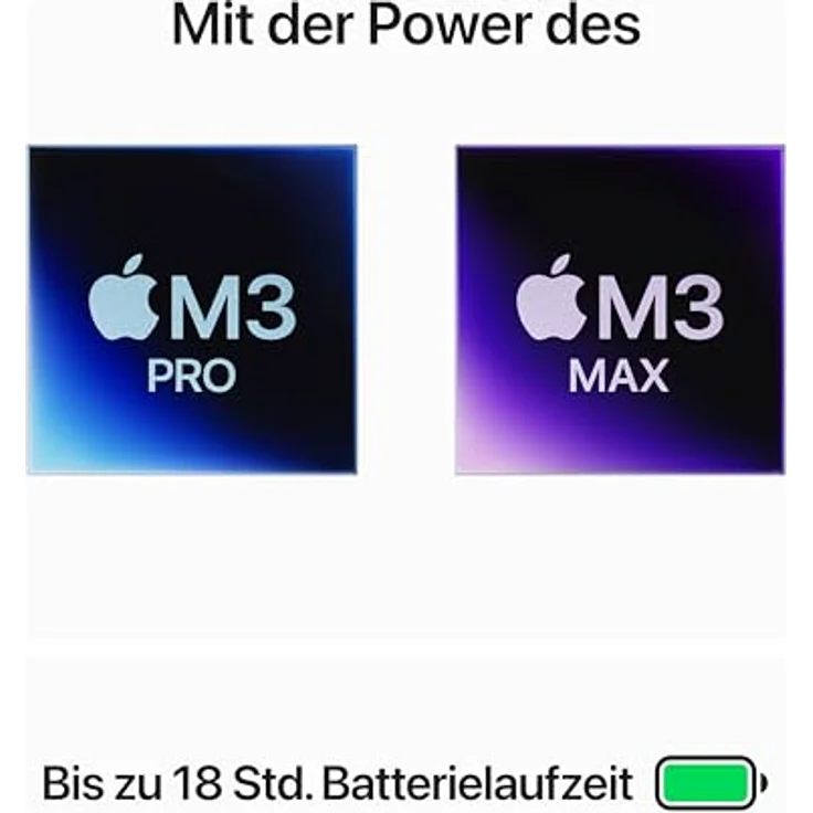 Apple MacBook Pro 14" (2023), Apple M3 Pro, 18 GB RAM, 512 GB SSD, Silber – Bild 3