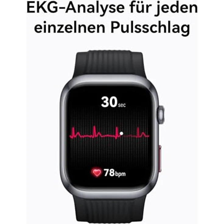 HUAWEI Watch D2, 1,82" AMOLED-Display, Ambulante Blutdruckmessung, Leichtes und schlankes Design, EKG, Intelligente Lifestyle, Gesundheits-Community, Kompatibel mit iOS & Android, Schwarz – Bild 5