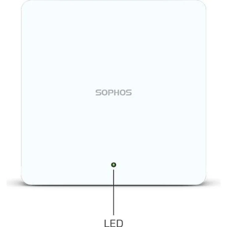 Sophos AP6 420E, Plenum-rated Tri-Band Access Point, Wi-Fi 6 (802.11ax), bis zu 2400 Mbit/s, PoE-fähig, inklusive Montagehalterung