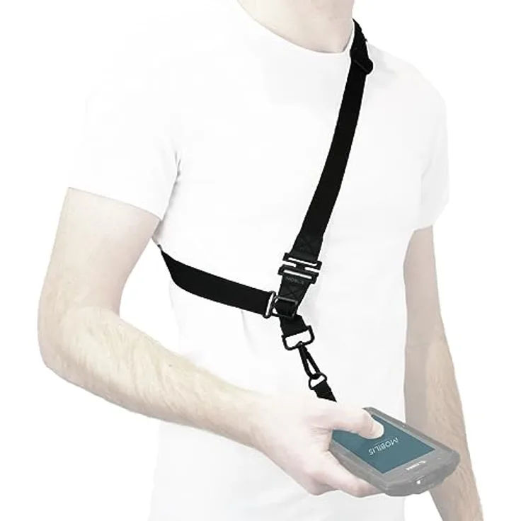 Mobilis Universeller Abnehmbarer Schultergurt, Sicherheitsabwurfsystem, Polyester, schwarz