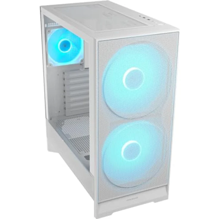 Cougar Gehäuse Midi-Tower Airface 180, ARGB, Weiss, für Mini-ITX, mATX, ATX, mit Seitenfenster und Anti-Staubfilter – Bild 5