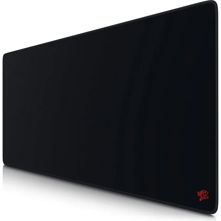 Titanwolf XXL Speed Gaming Mauspad 900 x 400 x 3 mm, rutschfest, abwaschbar, Icon rot
