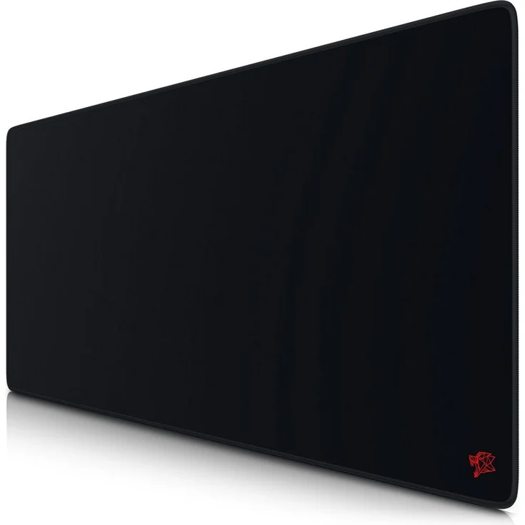 Titanwolf XXL Speed Gaming Mauspad 900 x 400 x 3 mm, rutschfest, abwaschbar, Icon rot